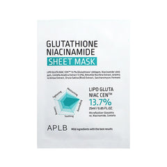 Glutathione Niacinamide Sheet Mask