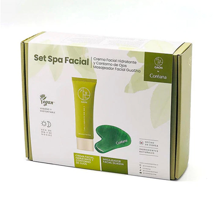 Set GAON Crema Rostro y Ojos + Masajeador