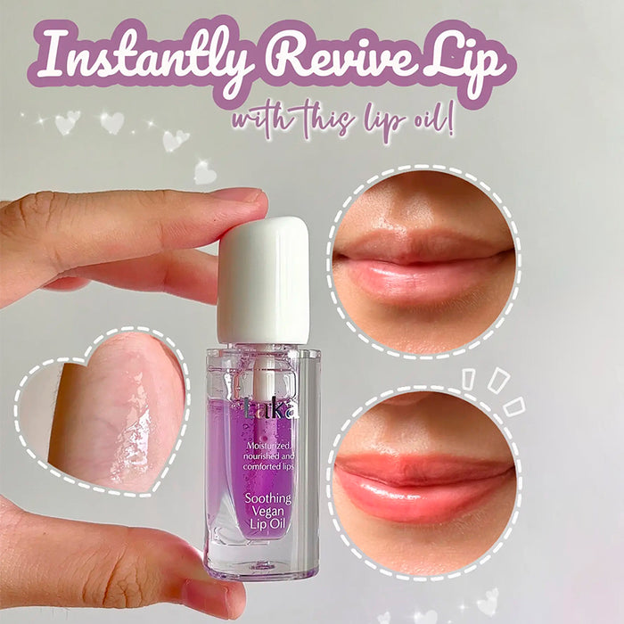 Soothing Vegan Lip Oil - Calming Purple