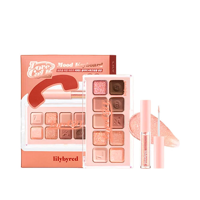 Mood Keyboard 07 #Rose Dial + Liquid Glitter Set