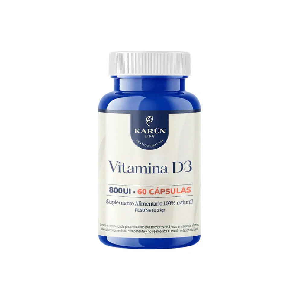 Vitamina D3 800 Ui 60 Cápsulas