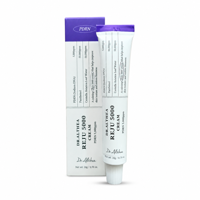 Dr. Althea PDRN Reju 5000 Cream 20g con empaque en fondo blanco