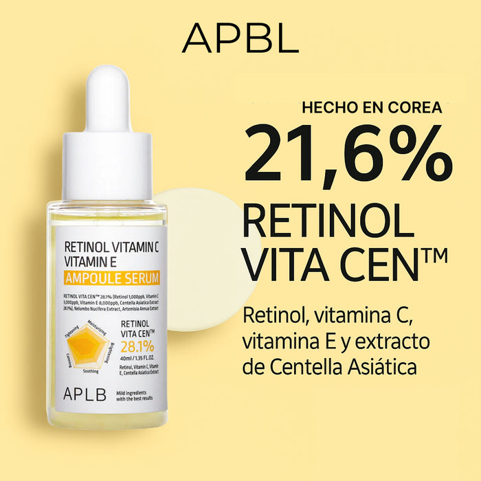 Retinol Vitamin C Vitamin E Ampoule Serum 40ml