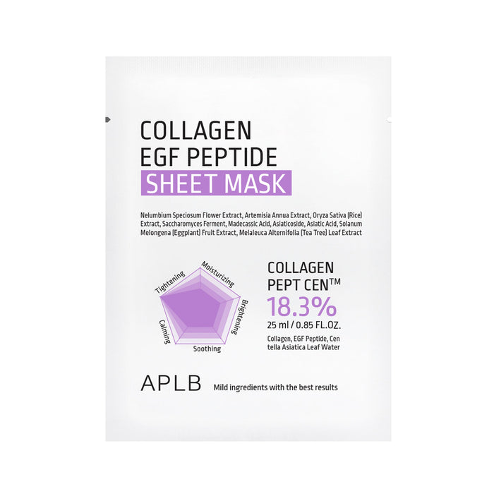 Collagen EGF Peptide Sheet Mask incluida en Pack Descubre APLB