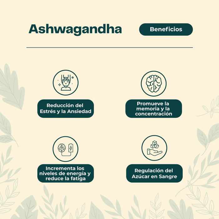 Ashwagandha 450 Mg 60 cápsulas