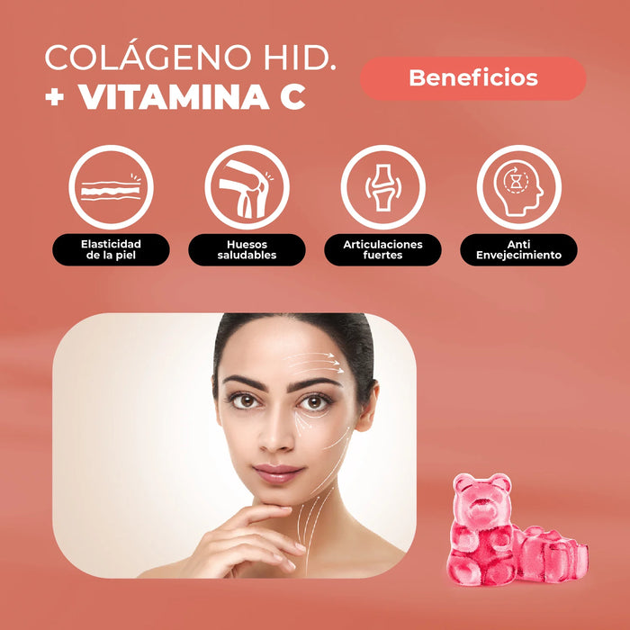 Gomitas Colágeno Hidrolizado + Vitamina C