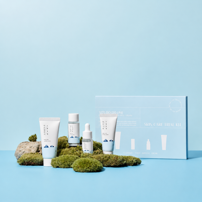 1025 Dokdo Trial Kit (Cleanser 30ml + Toner 20ml + Ampule 10ml + Cream 20ml)