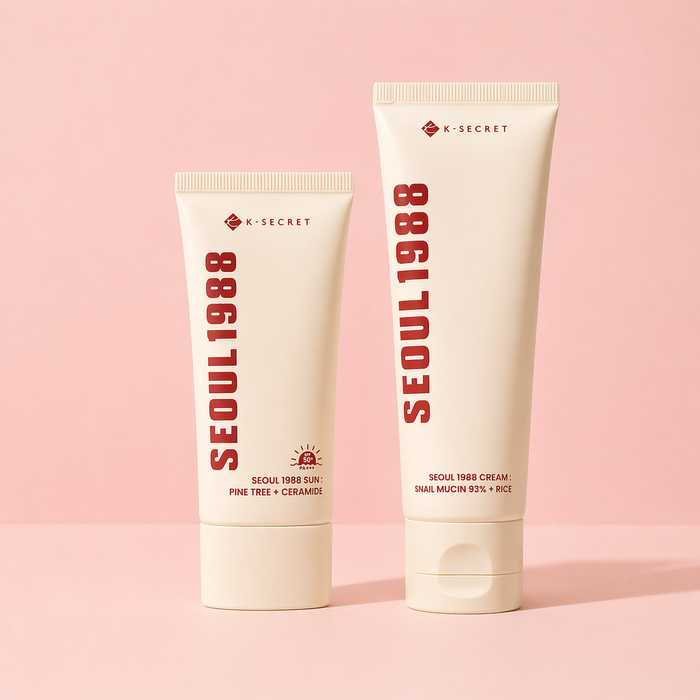 Rutina Hidratación y Protección Solar Seoul 1988 Cream + Sun