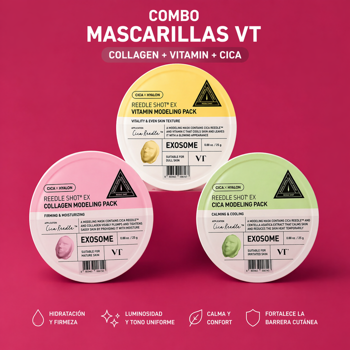 Pack Mascarillas VT Collagen + Cica + Vitamin