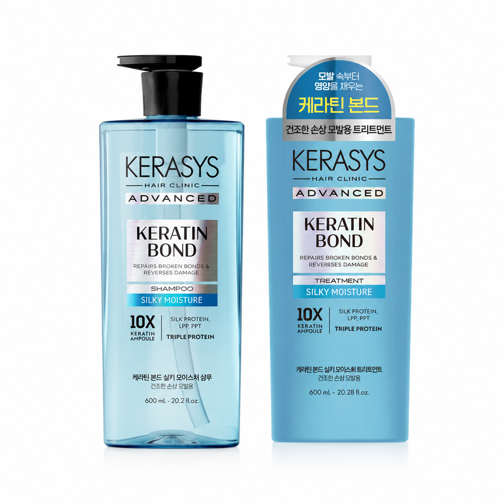 Rutina Kerasys Keratin Bond Silky Moisture Shampoo + Conditioner set