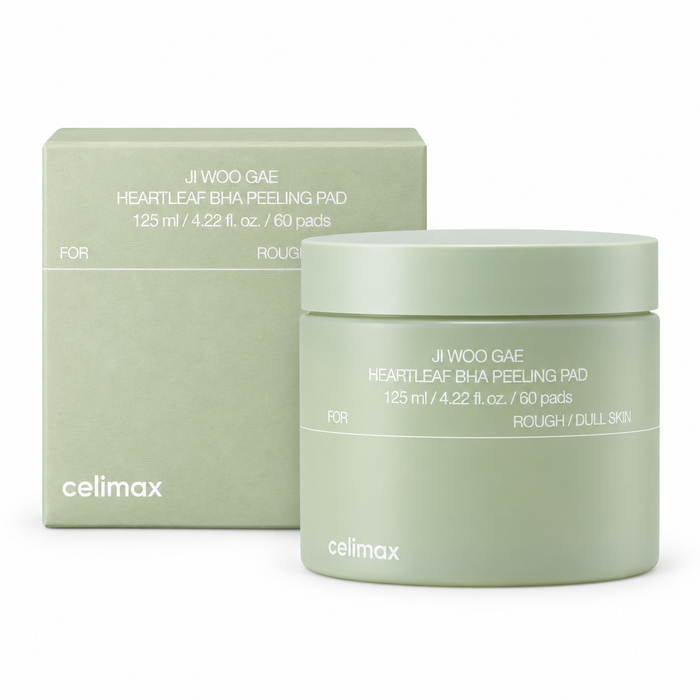 JIWOOGAE Heartleaf BHA Peeling Pad 60 pads