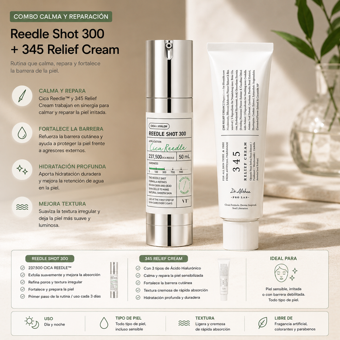 Combo VT Reedle Shot 300 + Dr. Althea 345 Relief Cream