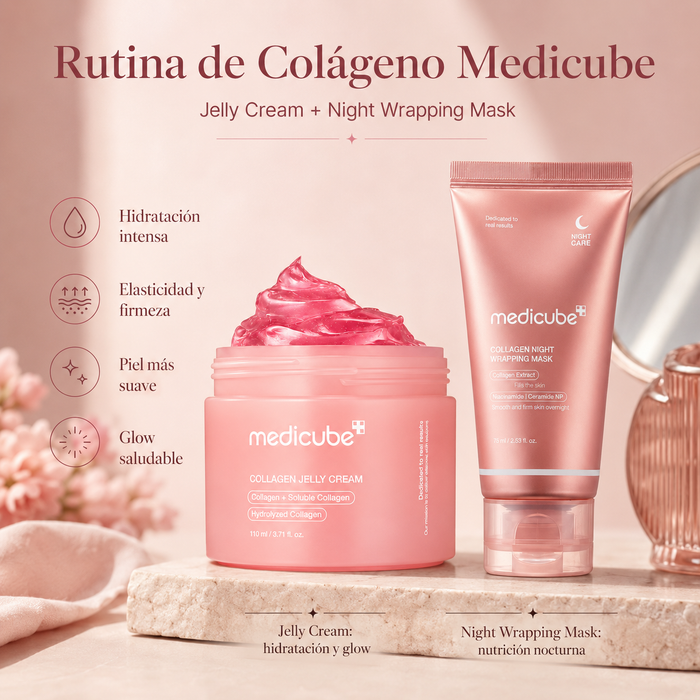 Combo Rutina Nocturna Medicube Colágeno + Jelly Cream