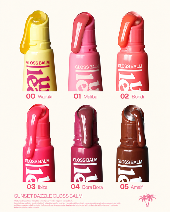 UNLEASHIA Sunset Dazzle Gloss Balm - City collection