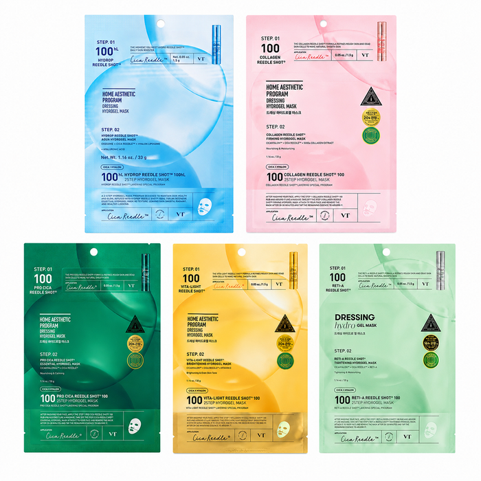 Pack Mascarillas VT Reedle Shot 2Step – 5 Unidades