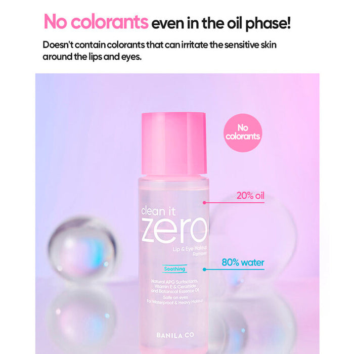 Clean It Zero Soothing Lip&Eye Makeup Remover