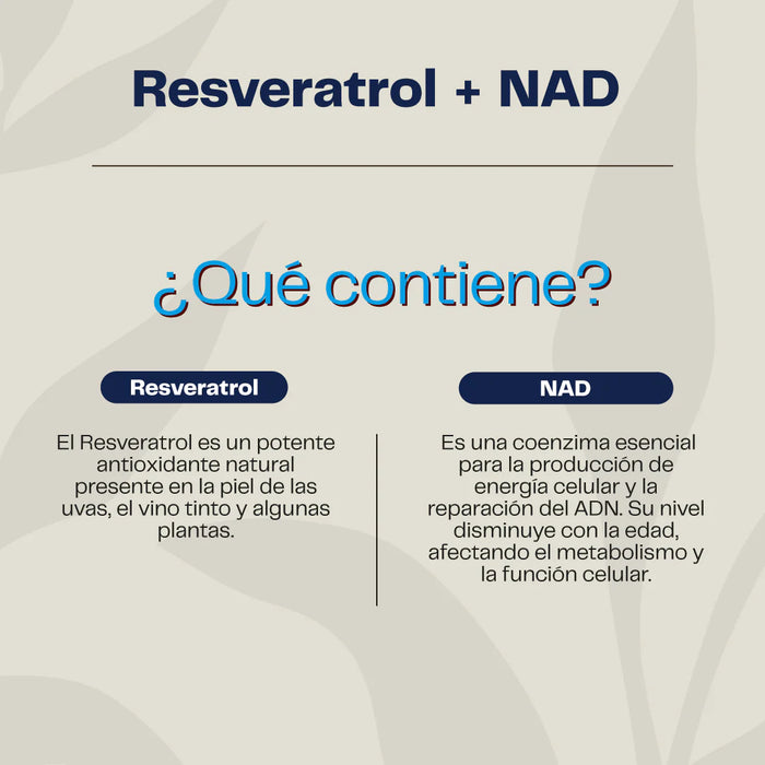 Resveratrol NAD+ 60 Cápsulas