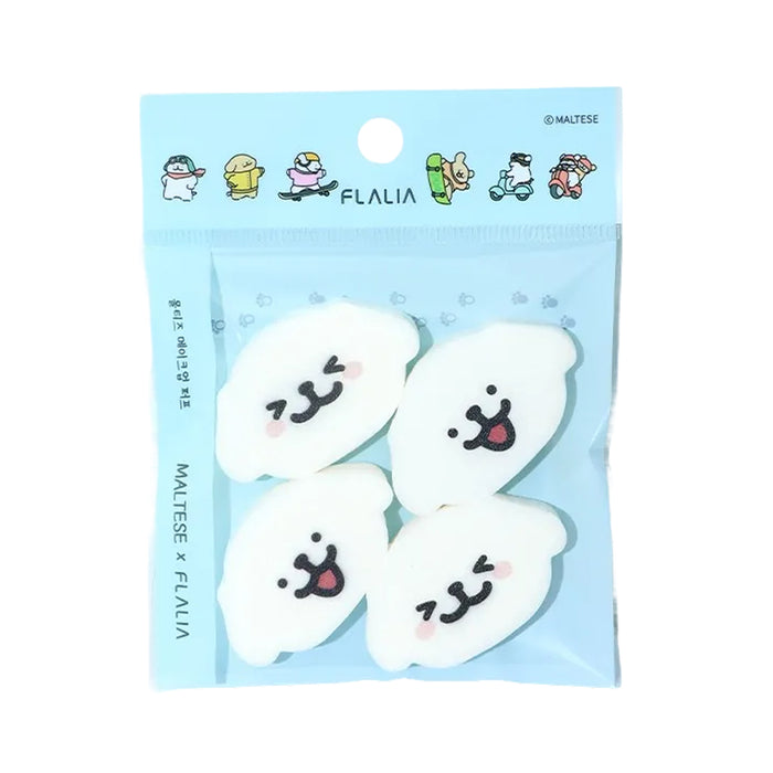Maltese Die Cut Makeup Sponge 4P