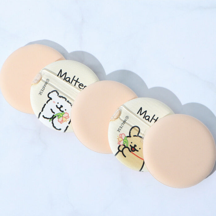 Maltese skin fit makeup puff 2P