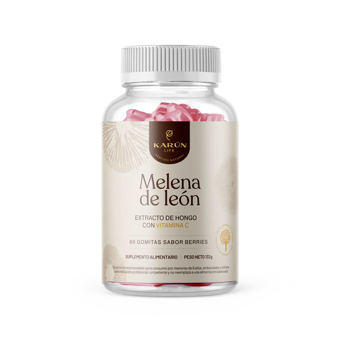 Hongo Melena de León + Vitamina C 60 Gomitas