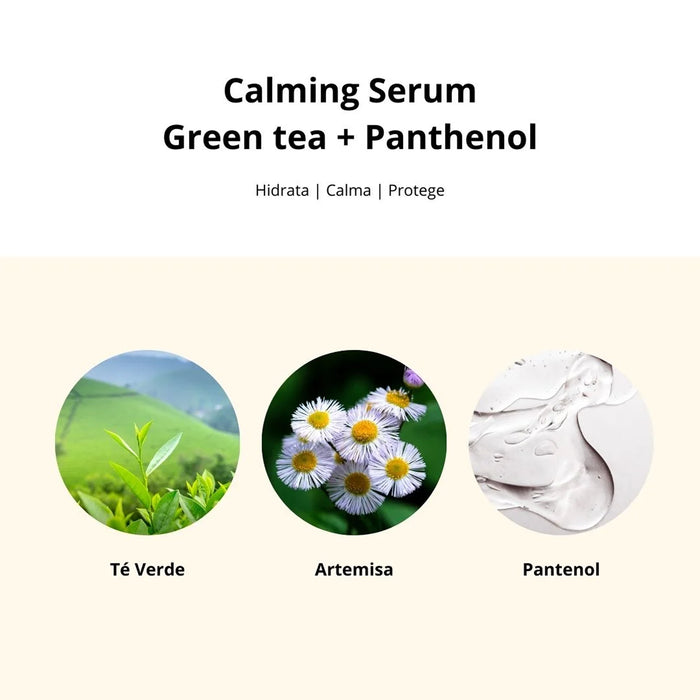 Calming Serum Green Tea + Panthenol (2 tamaños)