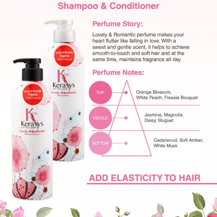 Perfume Shampoo Lovely & Romantic (2 tamaños y refill)