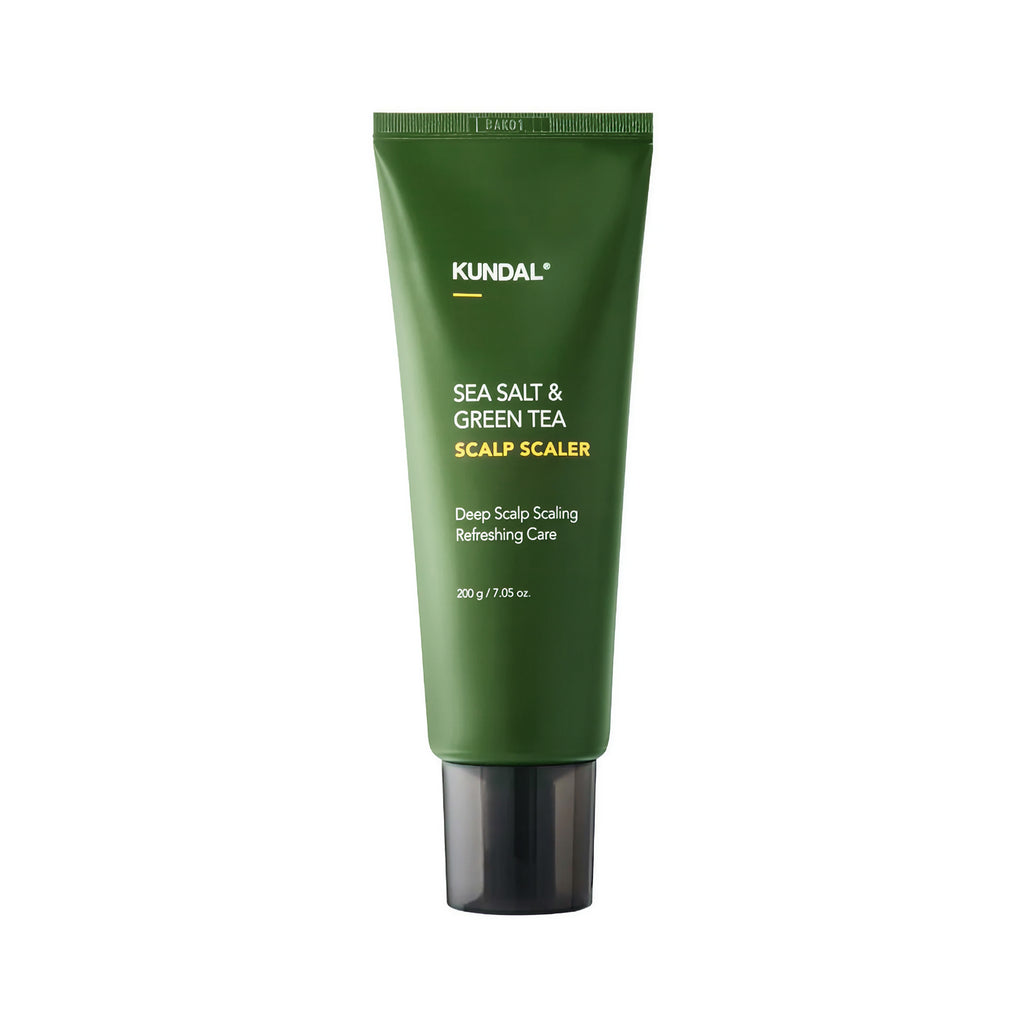Matcha & Kale Clarifying Sea Salt Scalp Scrub 200g - Herb Mint