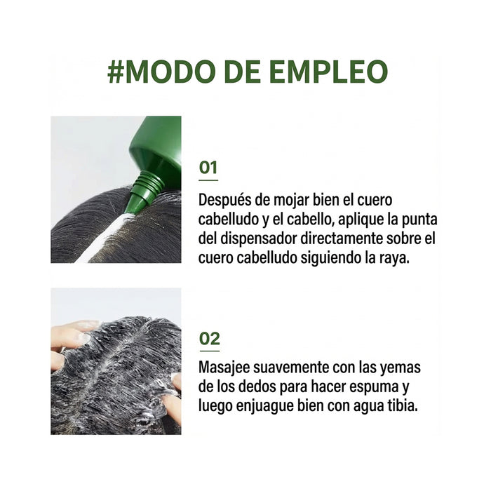 Matcha & Kale Clarifying Sea Salt Scalp Scrub 200g - Herb Mint