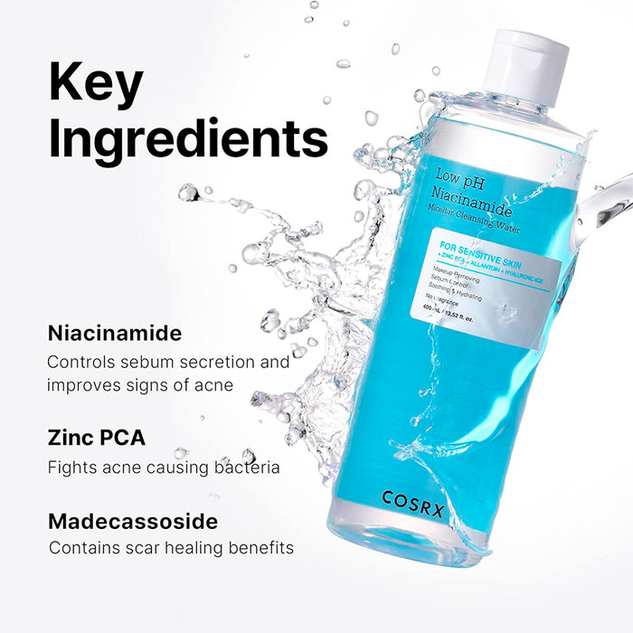 Low pH Niacinamide Micellar Cleanser Water