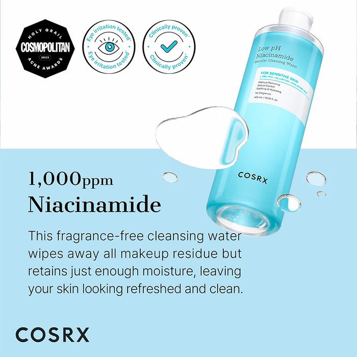 Low pH Niacinamide Micellar Cleanser Water