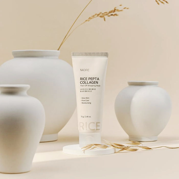 Rice Pepta Collagen Peel-off Wrapping Mask 70g