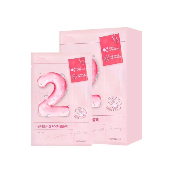 No.2 Water Collagen 65% Voluming Sheet Mask