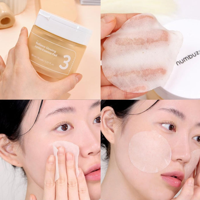 No.3 Radiance Glowing Jumbo Essence Pad