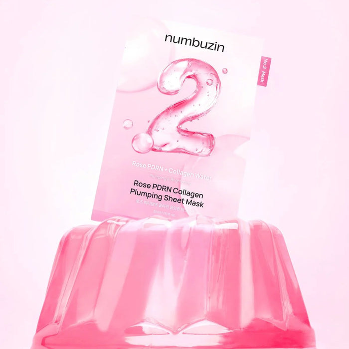 No.2 Rose PDRN Collagen Plumping Sheet Mask