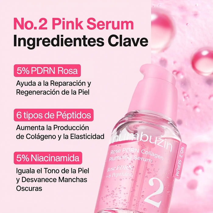 No.2 Rose PDRN Collagen Plumping Serum
