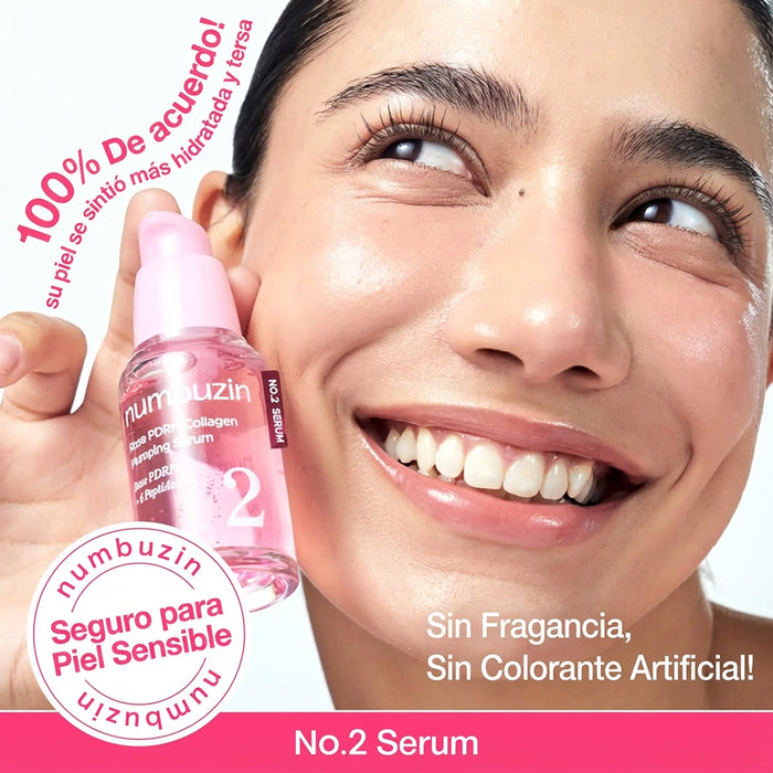 No.2 Rose PDRN Collagen Plumping Serum