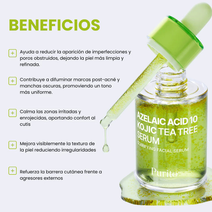 Azelaic Acid 10 Kojic Tea Tree Serum 30ml