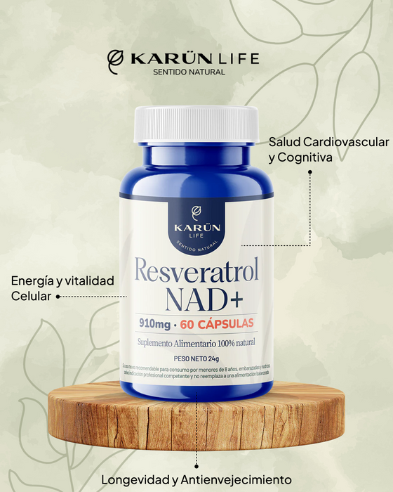 Resveratrol NAD+ 60 Cápsulas