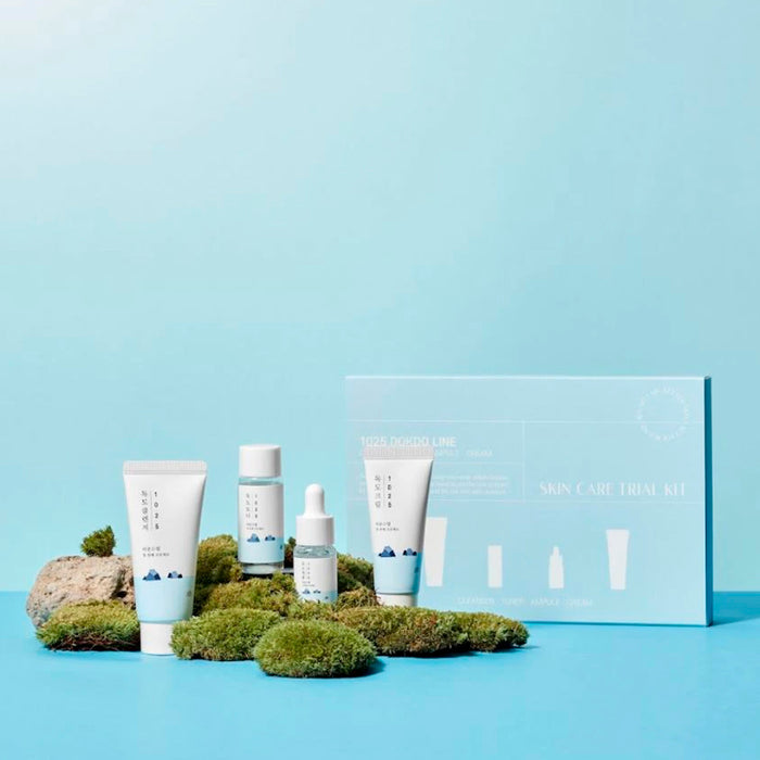 1025 Dokdo Trial Kit (Cleanser 30ml + Toner 20ml + Ampule 10ml + Cream 20ml)