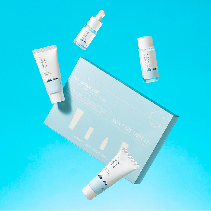 1025 Dokdo Trial Kit (Cleanser 30ml + Toner 20ml + Ampule 10ml + Cream 20ml)