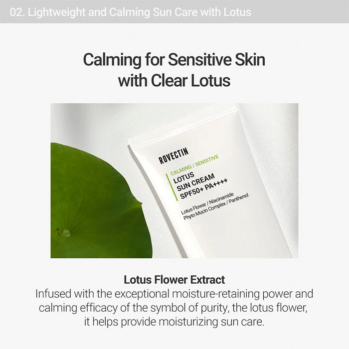 Calming Lotus Sun Cream SPF 50+ PA++++