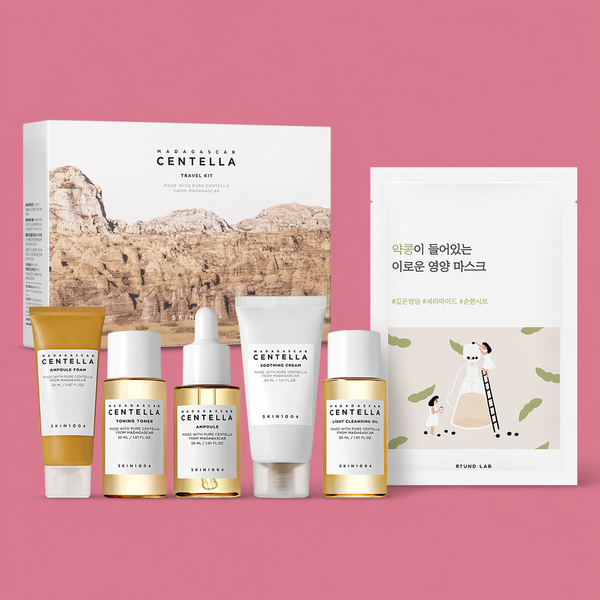 Rutina Calmante SKIN1004 Travel Kit + Mascarilla