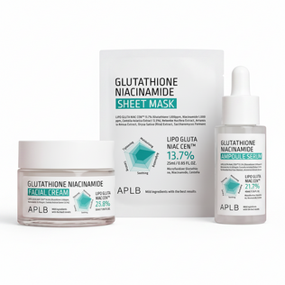 Rutina Glow Antimanchas APLB Serum + Cream + Mascarilla