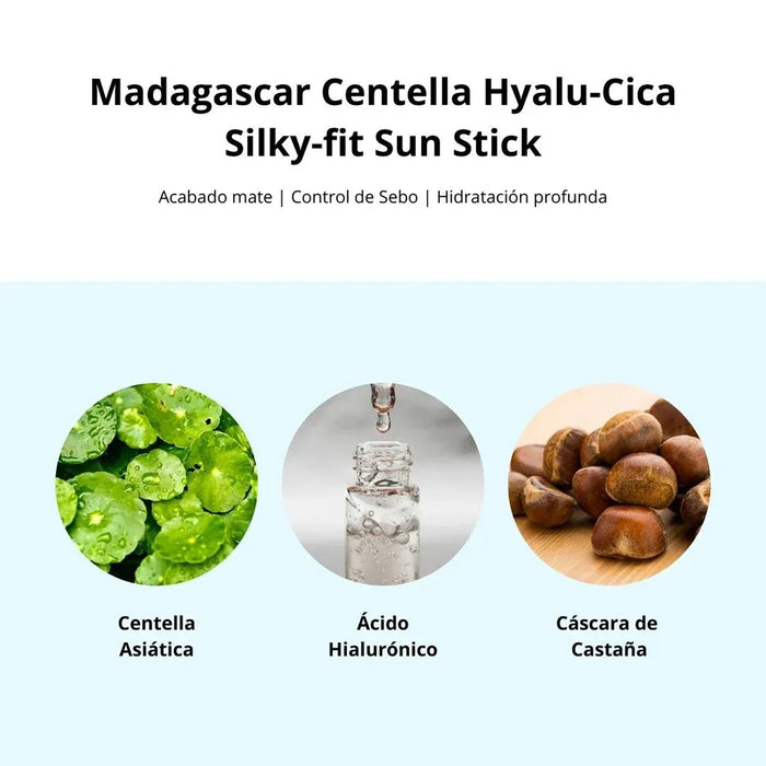 Madagascar Hyalu-Cica Water-Fit Sun Serum SPF50+ PA++++ (2 Tamaños)