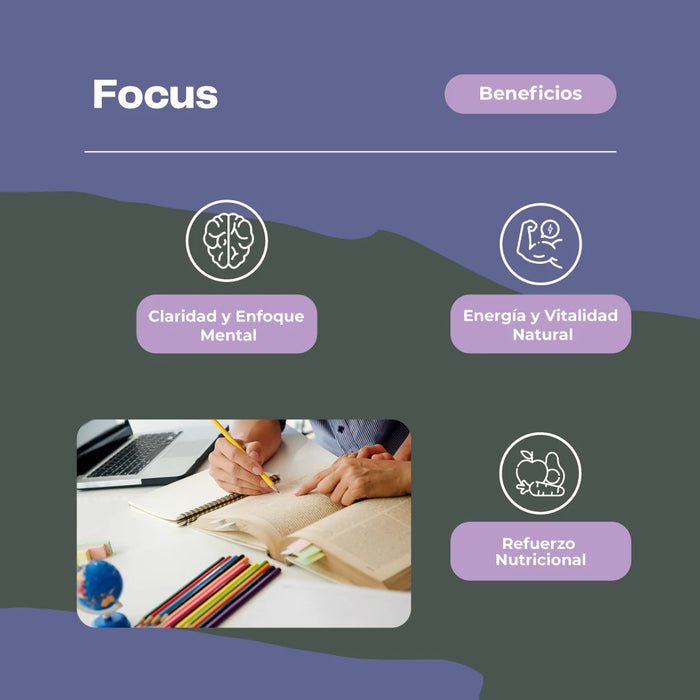 Focus Claridad Mental Y Cognitiva 60 Capsulas