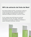 Infografía celimax The Real Noni Moisture Balancing Toner 80% extracto de noni en español