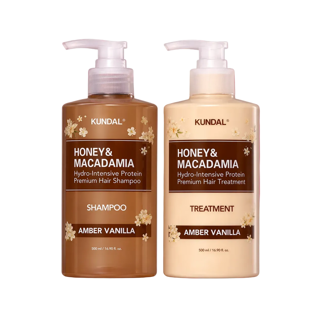 Mini Rutina Para Cabello Nutritiva Kundal Amber Vanilla