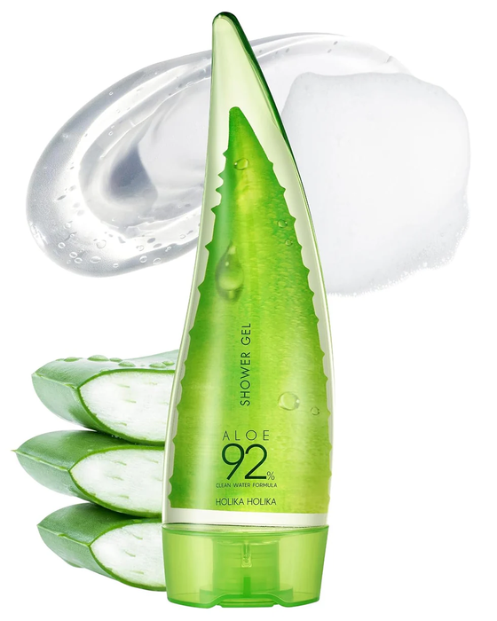 Holika Holika Aloe 92% Shower Gel fondo blanco