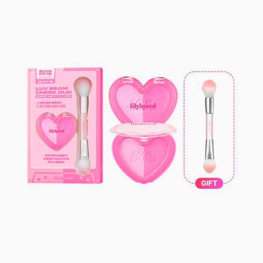 Luv Beam Cheek Duo Brush Set — Yeppo®