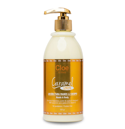 Loción Cloe Caramel para manos y cuerpo 500 ml